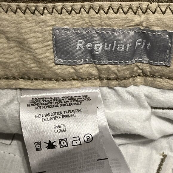 Men's Columbia Regular Fit Twill Pants SZ 40x32 Tan Stretch Casual Outdoor - Picture 11 of 11